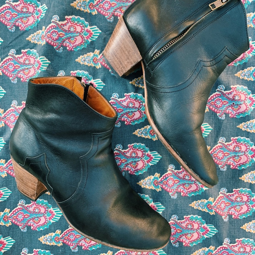 Isabel Marant dicker boot black leather